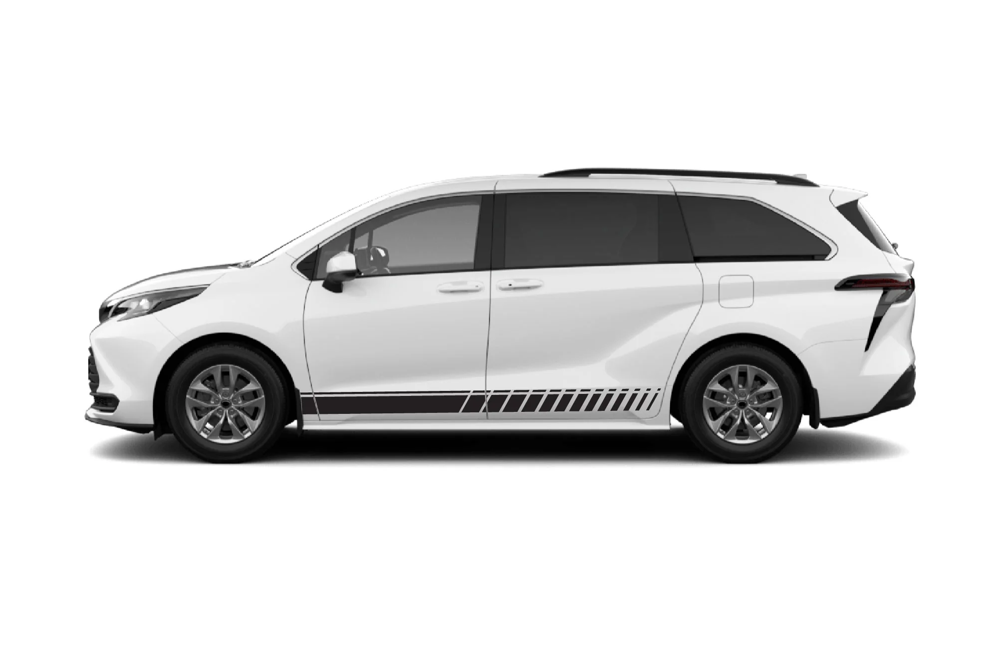 Lower Side Stripes Graphics Decals Compatible with Toyota Sienna