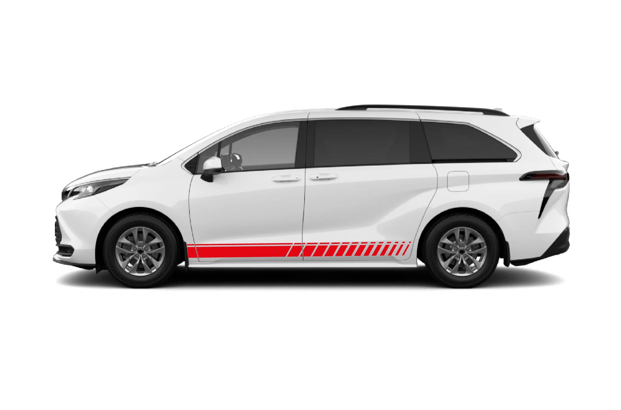 Lower Side Stripes Graphics Decals Compatible with Toyota Sienna - Image 2