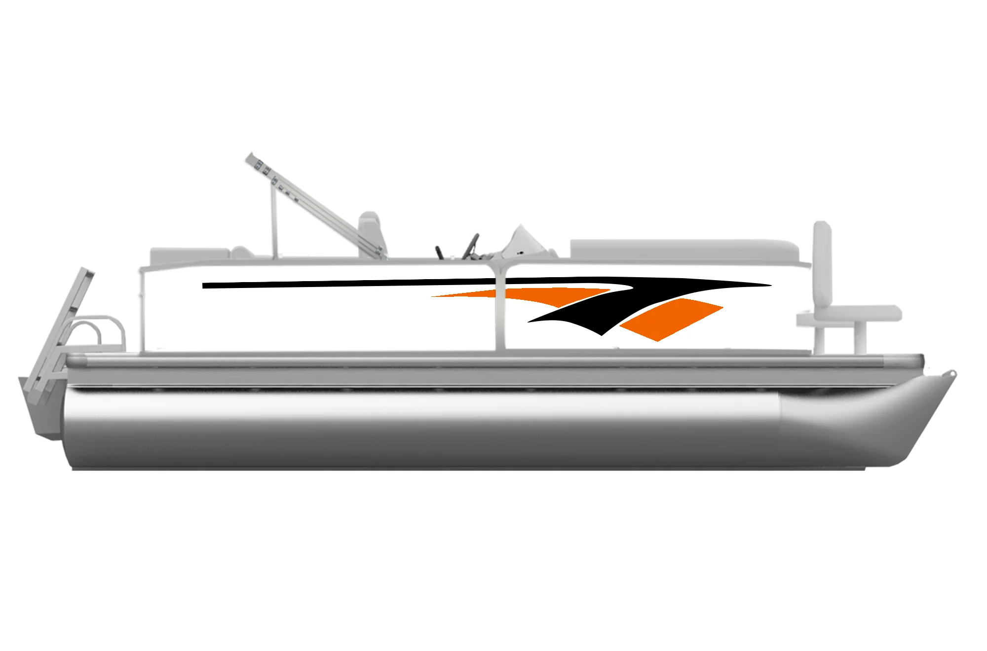Marine Lance Decals and Graphics for Pontoon Boats - Image 3