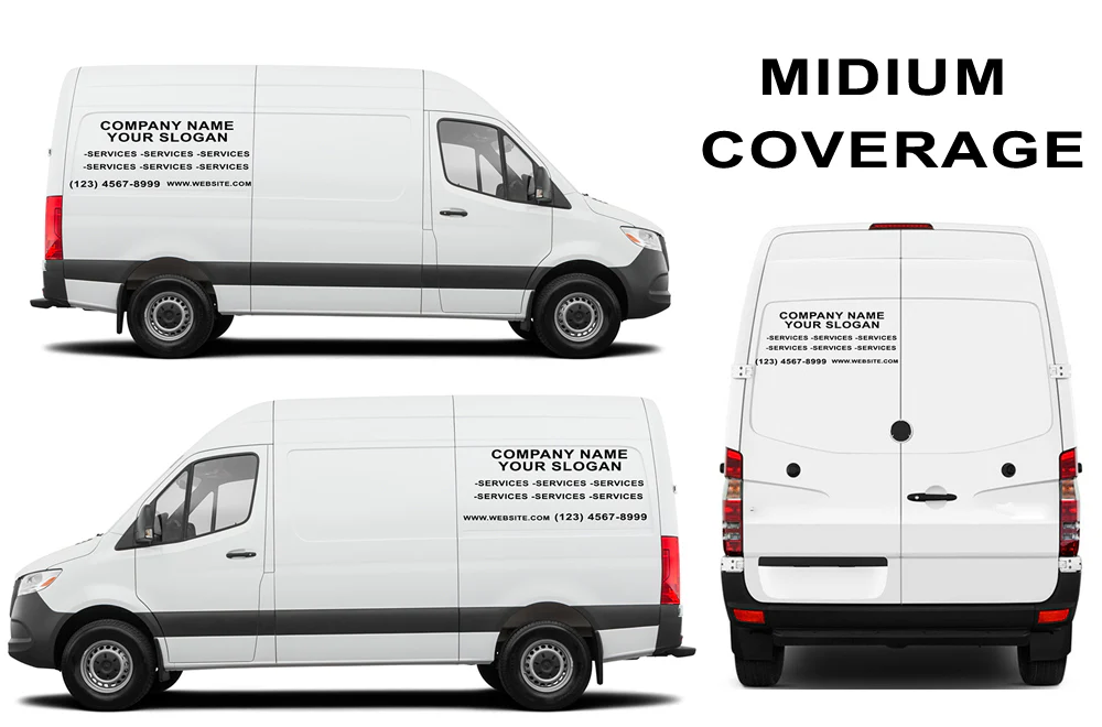 Package of company decals: Vinyl letters compatible with Mercedes Sprinter - Image 5