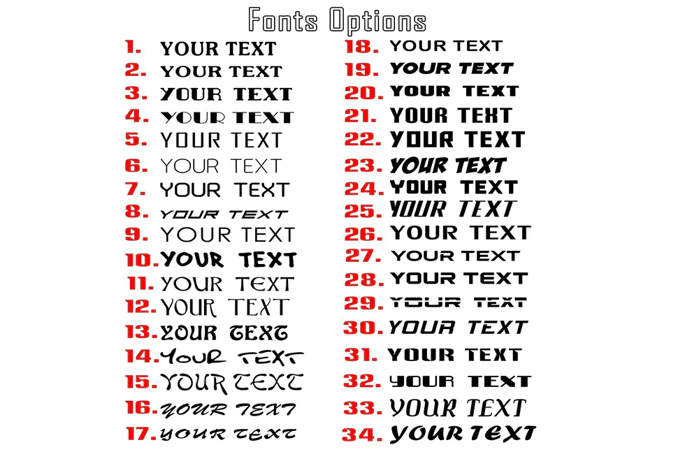 Package of company decals: Vinyl letters compatible with Mercedes Sprinter - Image 9