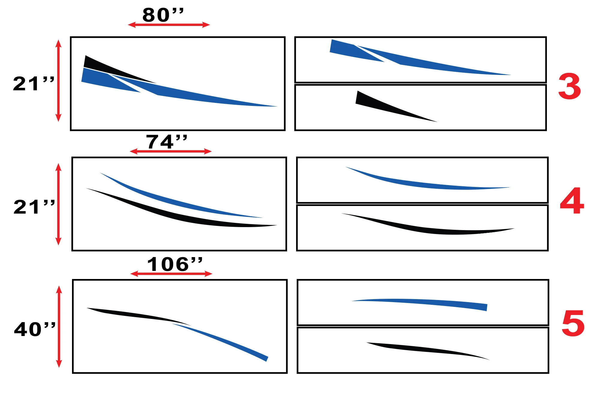 Replacement Decals Compatible with Motorhome class C Thor Freedom Elite RV - Image 3