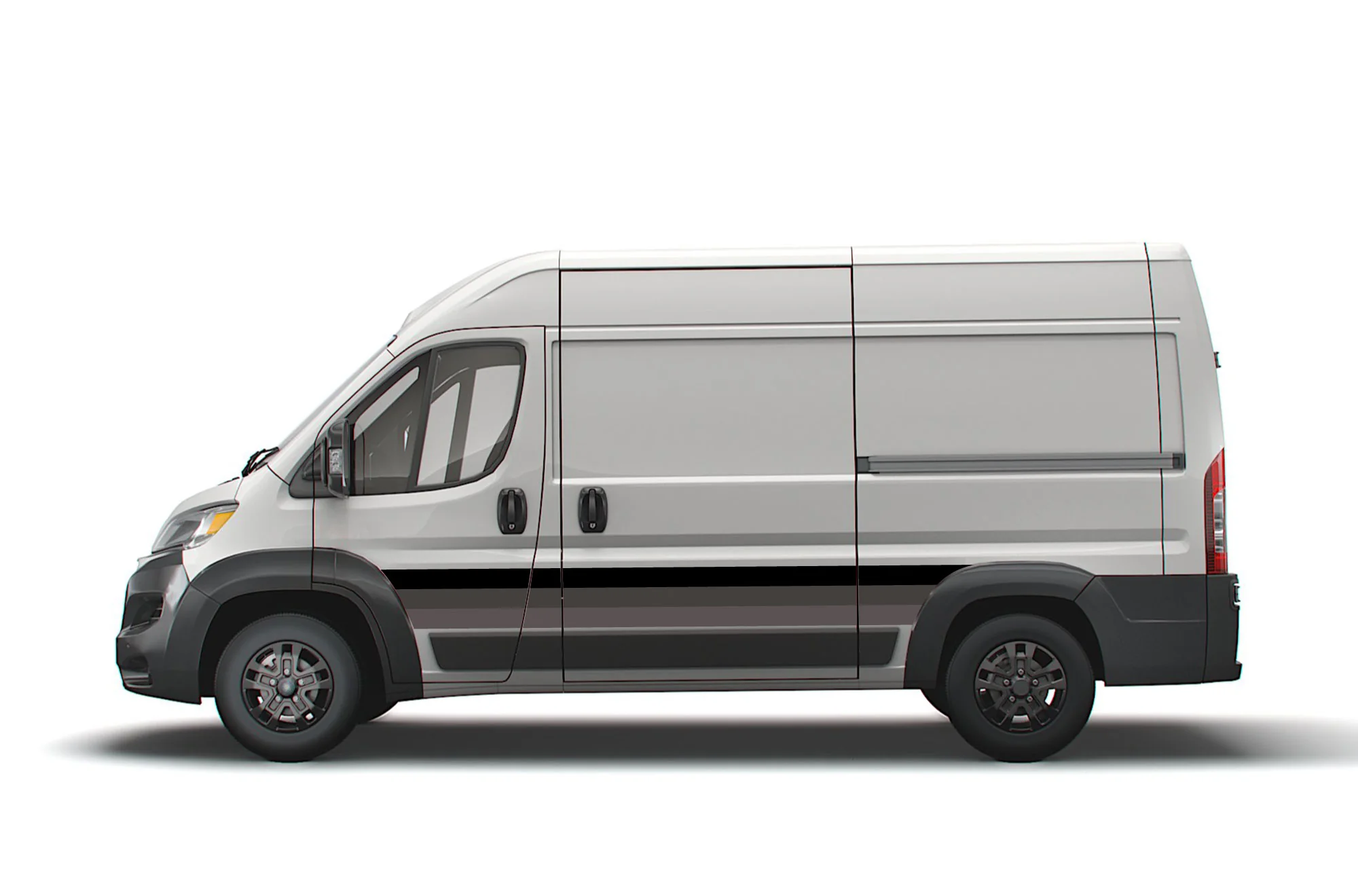Retro Color Side Stripes Graphics Decals Compatible with Dodge Ram ProMaster - Image 4