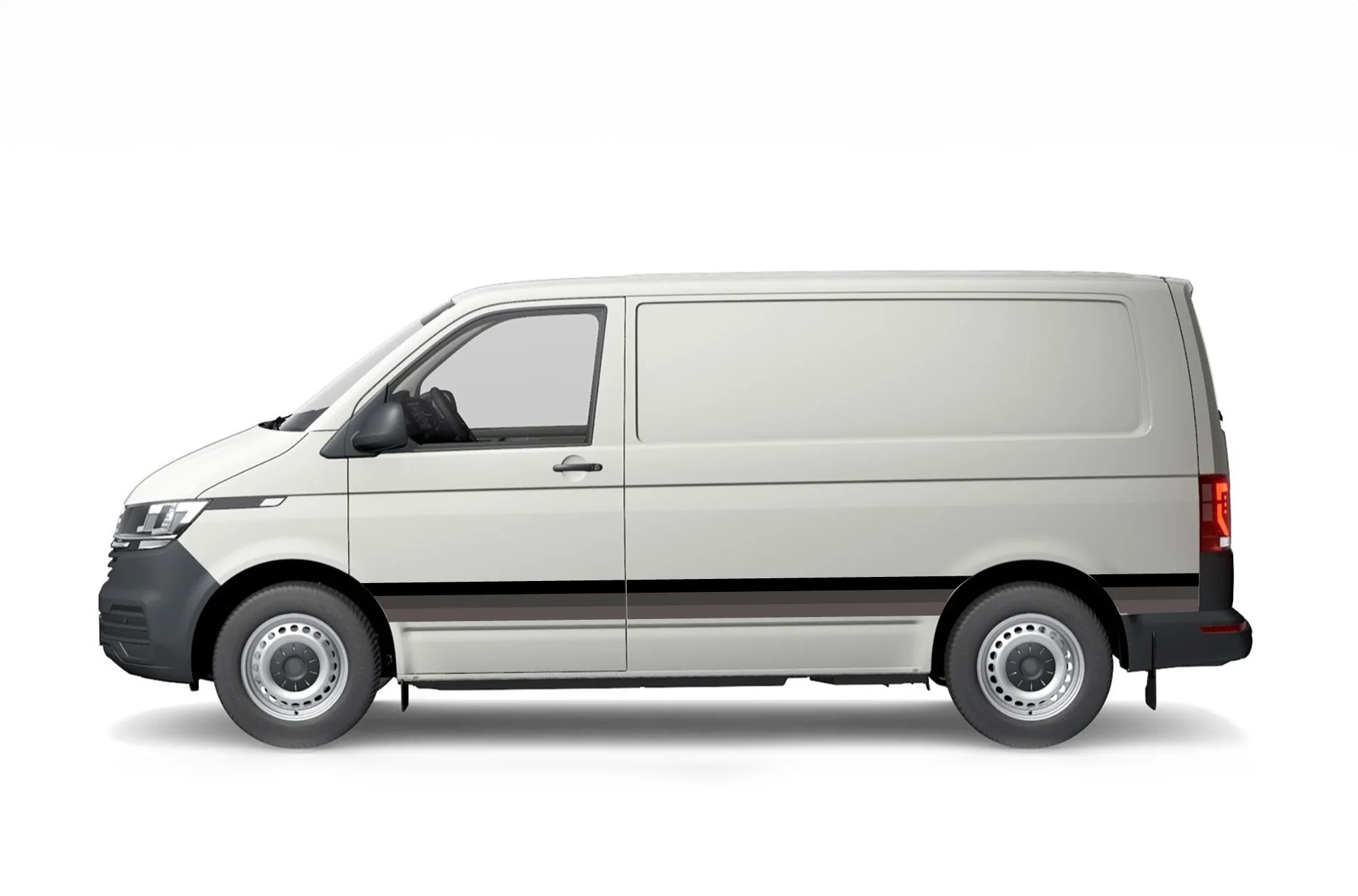 Retro Color Stripes Graphics Decals Compatible with Volkswagen Transporter - Image 3