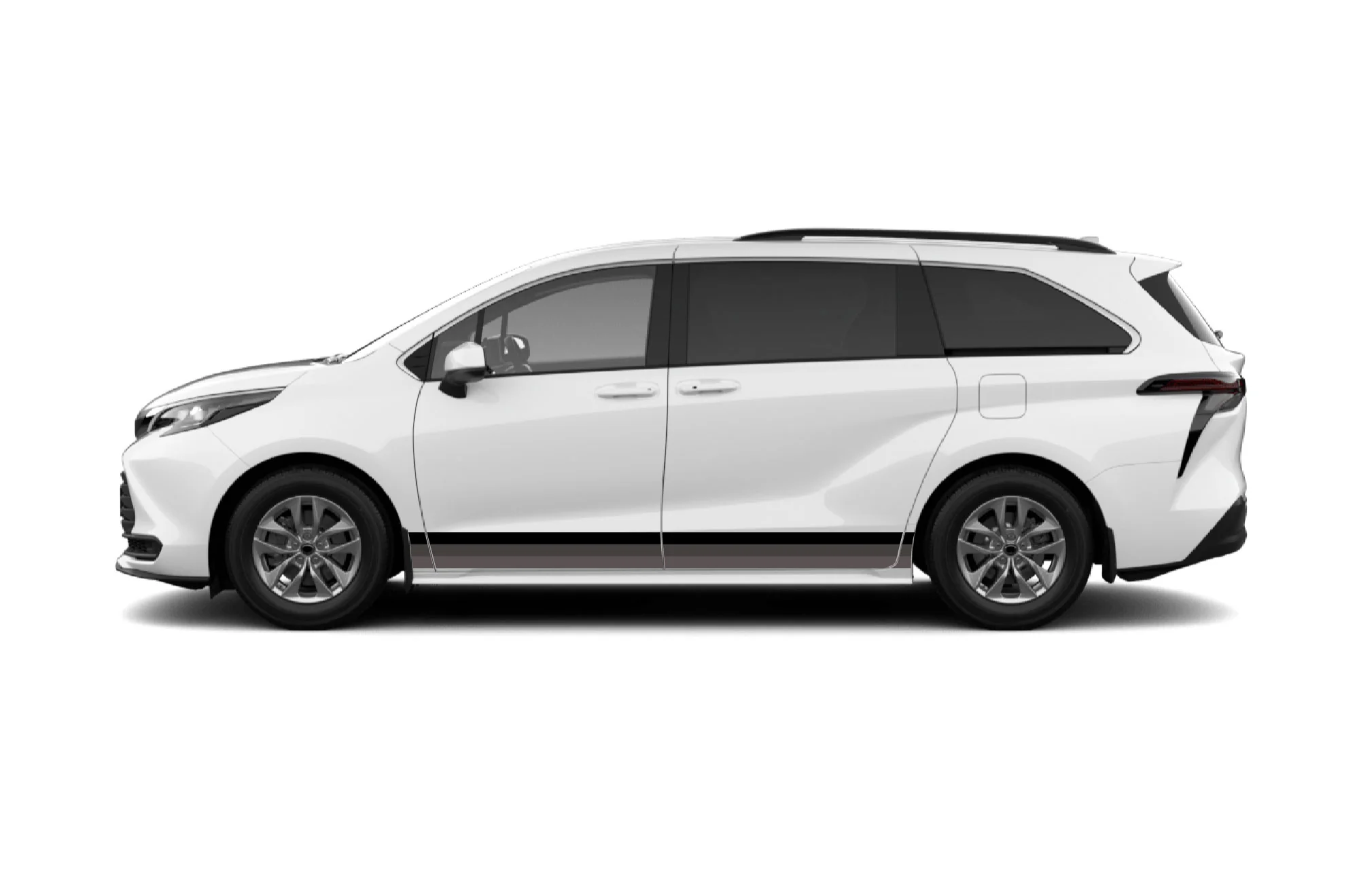 Retro Side Stripes Graphics Decals Compatible with Toyota Sienna - Image 4
